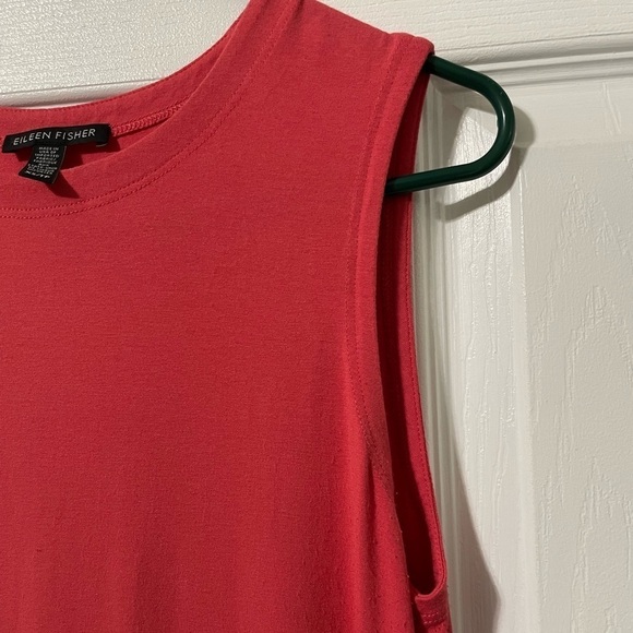 Eileen Fisher Women’s Coral Jersey Tank Dress size XS - Picture 7 of 10